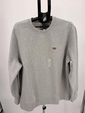 Levi's Modern Gray Crewneck Sweatshirt Standard Fit XXL